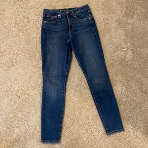 GAP true skinny high rise jeans